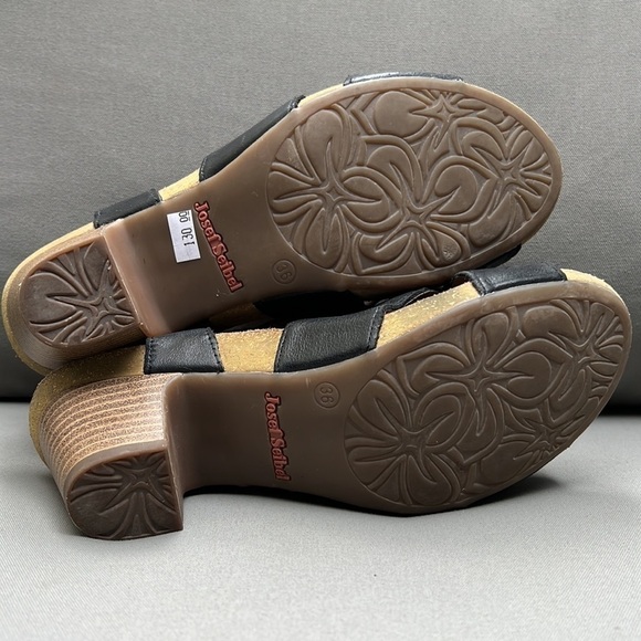 Josef Seibel Ruth 15 Platform Sandals Black Sz 36 - Picture 10 of 15